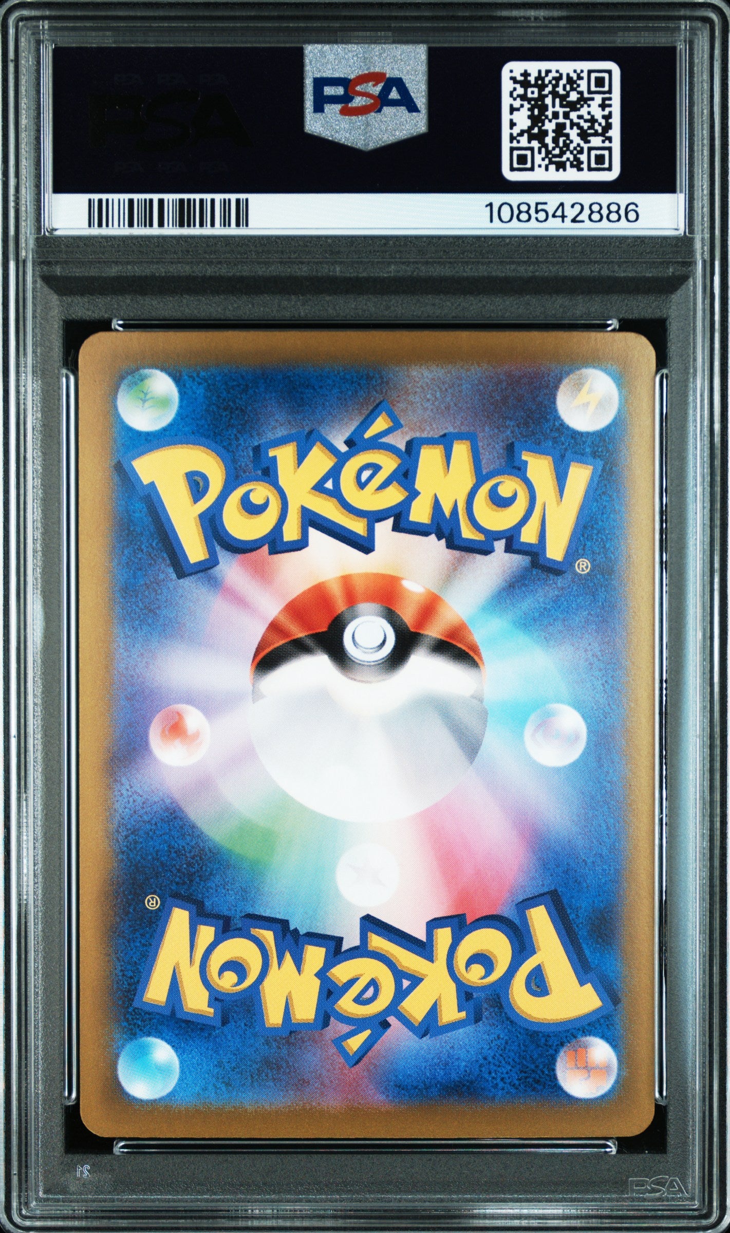Tarjeta Pokémon japonesa Evoli Ex SAR SV8a-TERASTAL FEST ex PSA 9