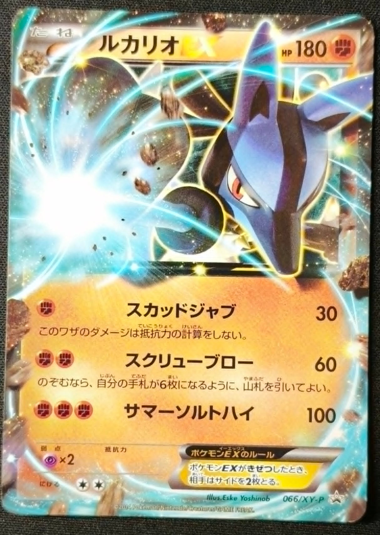 Carte Pokémon Japonaise XY Promo 066/XY-P : Lucario EX — Excellent GengyGallery