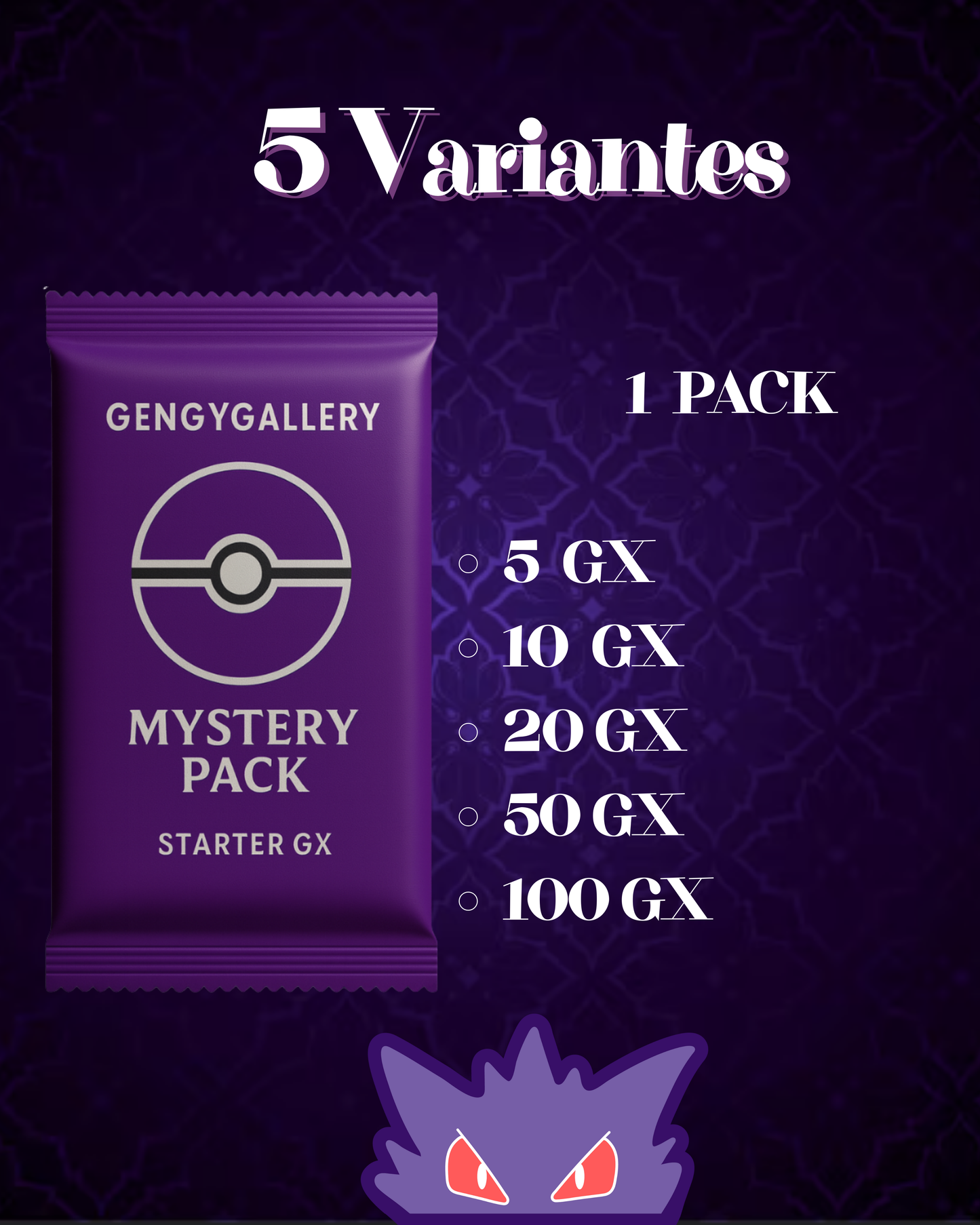 Pack Mystère Starter 50 Cartes Pokemon Japonaise GX GengyGallery