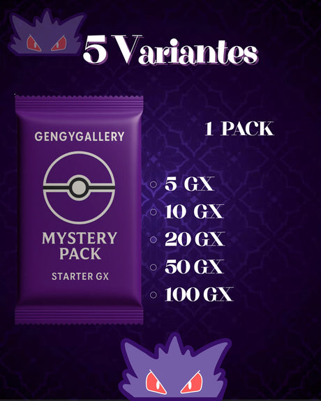Pack Mystère Starter 50 Cartes Pokemon Japonaise GX GengyGallery