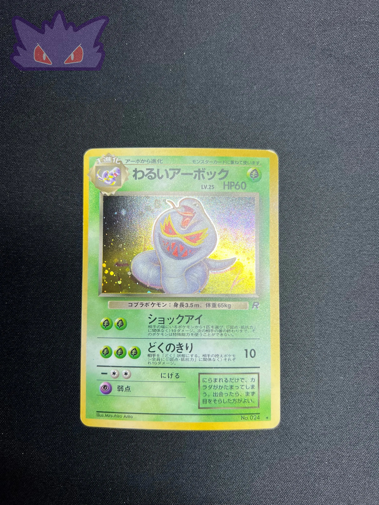 Carte Pokemon Japonaise Arbok Holographique ROG GengyGallery