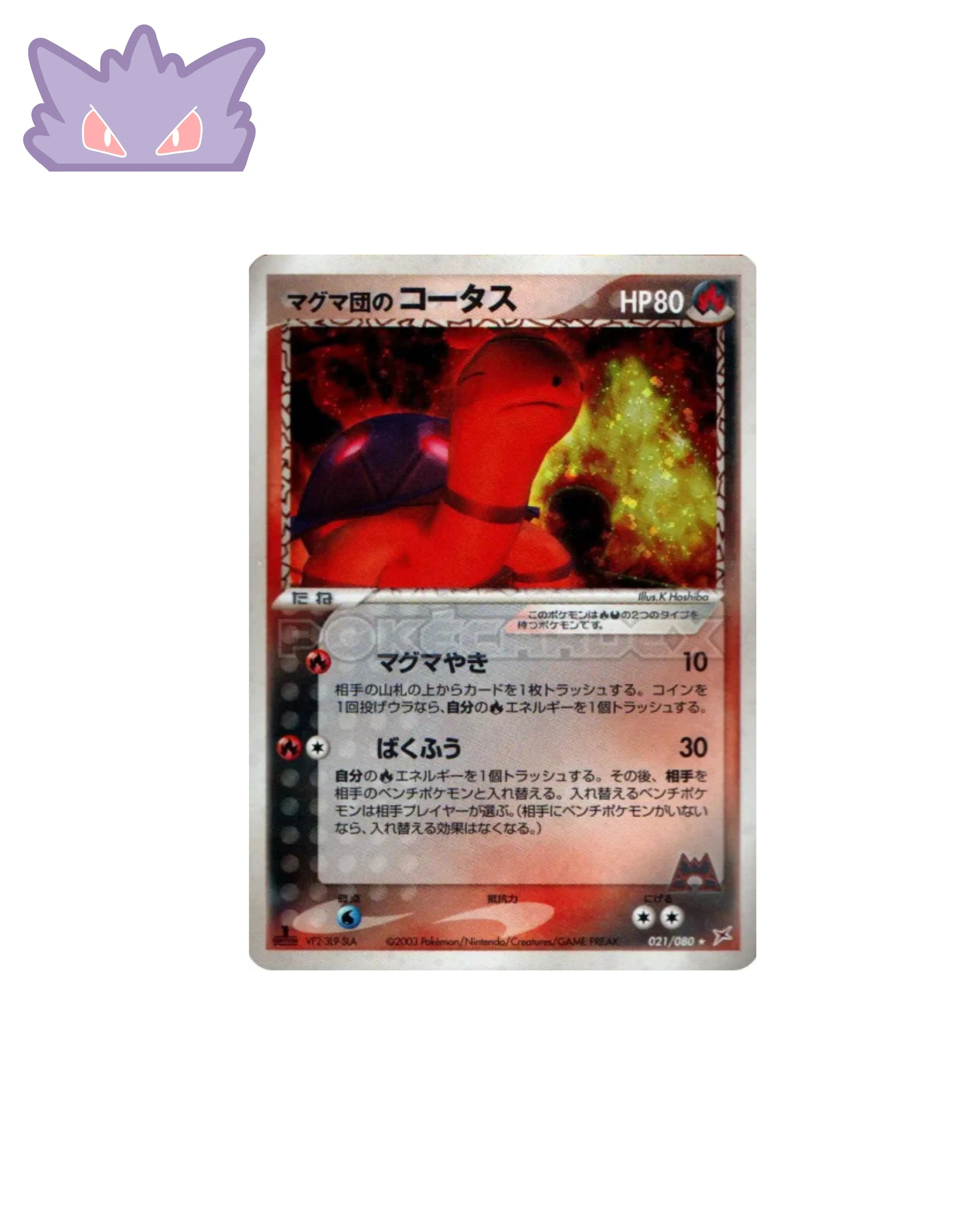 Chartor de Team Magma Holographique ADVex1 021 GengyGallery