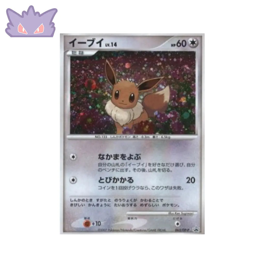 Carte Pokémon Japonaise Évoli Lv. 14 063/DP-P GengyGallery
