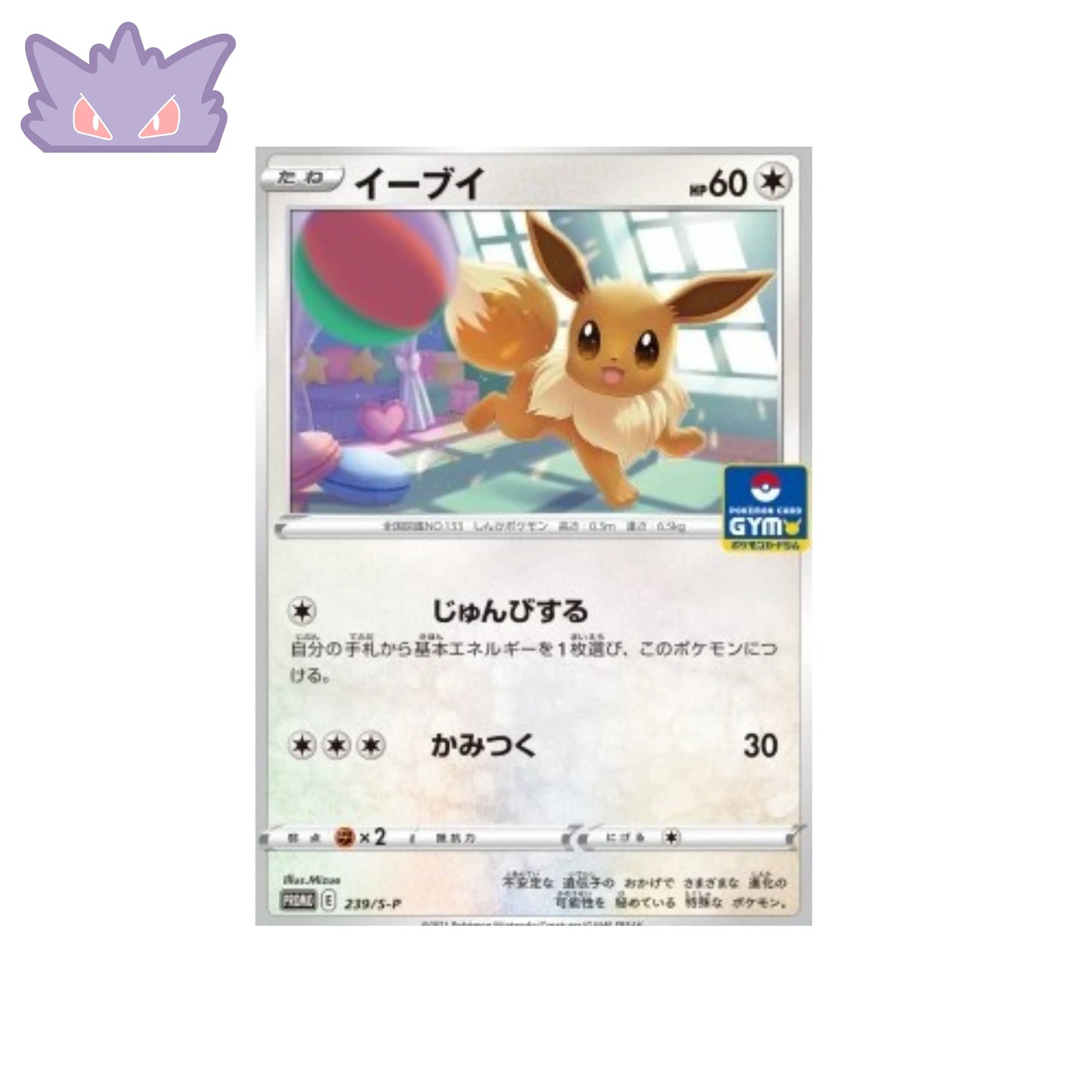 Carte Pokémon Japonaise Promotionnelle GYM Evoli 239 S-P GengyGallery